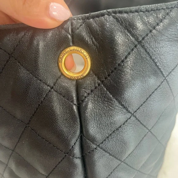 Yves Saint Laurent Black Icare maxi shopping bag - Picture 4 of 10